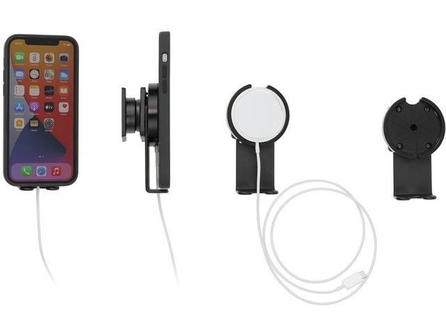obsah balenia Brodit držiak do auta pre iPhone 12/12 Pro + Apple MagSafe nabíjačka (bez autonabíjačky)