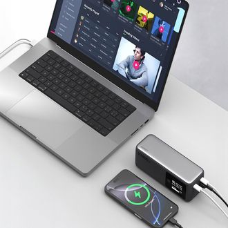 Powerbanka AUKEY PB-Y63 27 600 mAh, sivá