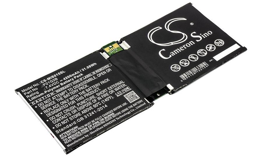 Batéria pre Microsoft Surface, Surface 2 10,6" a ďalšie, 4200 mAh, Li-Ion