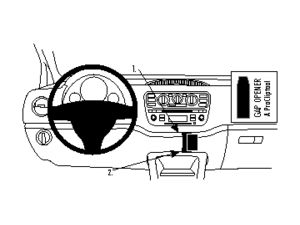Brodit ProClip Škoda Citigo/Volkswagen UP/Seat Mii 12-14 (nie Active/Arctic/Take Up/Entry), vpravo