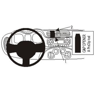 Brodit ProClip montážna konzola pre Fiat Panda 13-21, na stred