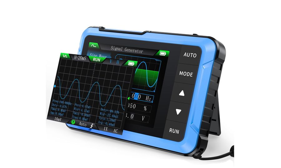 Digitálny ručný osciloskop a generátor signálov FNIRSI DSO510, 10 MHz