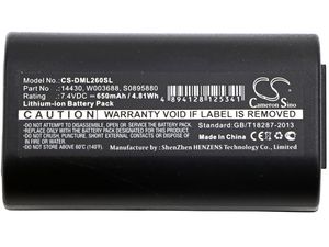 Batéria pre Dymo 260, 280, 650 mAh, Li-Ion
