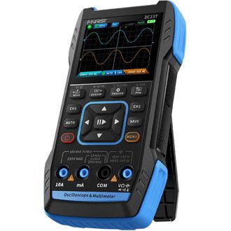 FNIRSI 2C53T digitálny multimeter, osciloskop a generátor signálu 3v1, dvojkanálový, 50 MHz