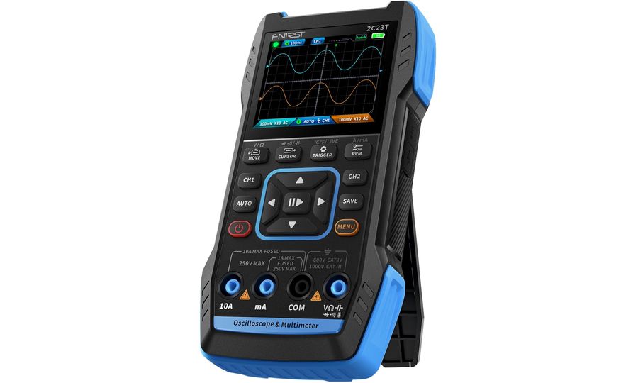 FNIRSI 2C53T digitálny multimeter, osciloskop a generátor signálu 3v1, dvojkanálový, 50 MHz