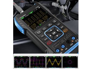 FNIRSI 2C53T digitálny multimeter, osciloskop a generátor signálu 3v1, dvojkanálový, 50 MHz
