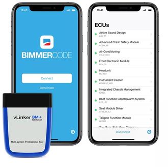 Vgate vLinker BM+ autodiagnostika OBD II pre BMW a Mini, Bluetooth 4.0 + BLE, BimmerLink/BimmerCode