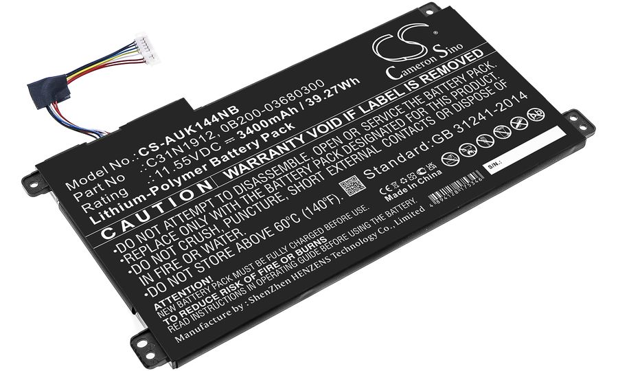 Batéria pre Asus Vivobook 14, Asus E510, 3400 mAh, Li-Pol