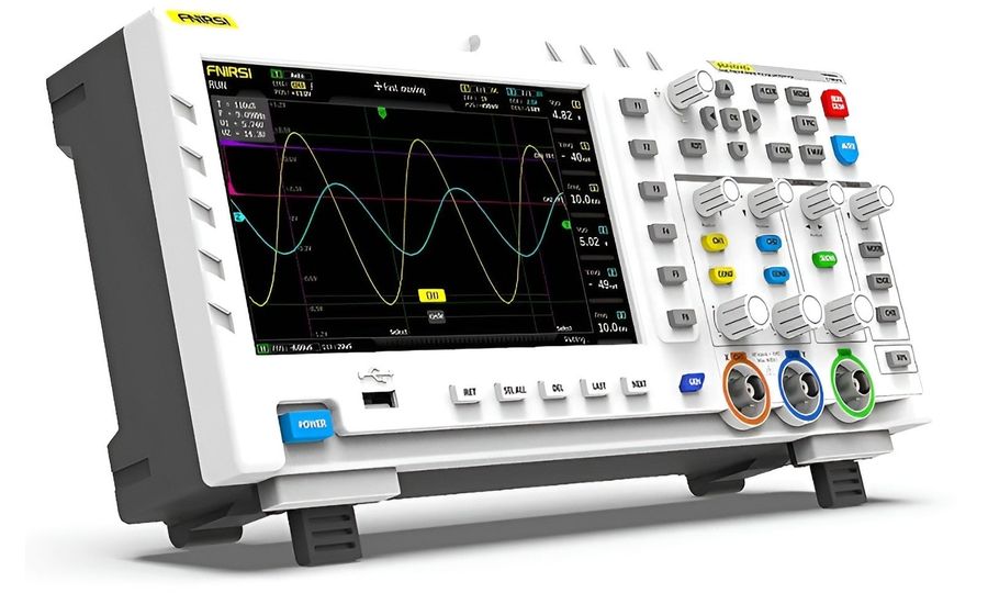 Stolný digitálny osciloskop FNIRSI 1014D, 2 kanály, 100 MHz, 1 GSa/s