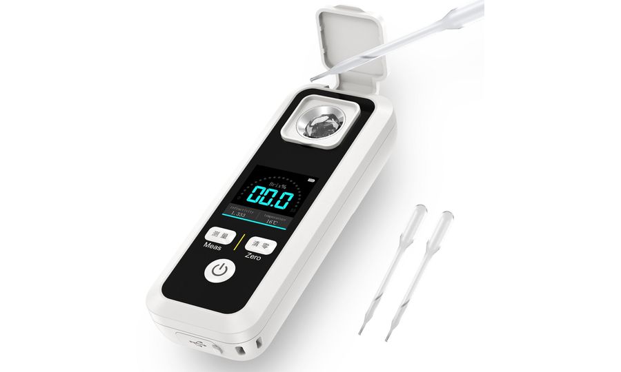FNIRSI JBM-20 elektronický digitálny glukomer, BRIX refraktometer, 0-55%