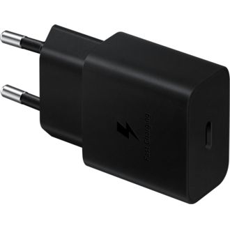 Samsung USB-C 15W cestovní nabíječka + USB-C datový a nabíjecí kabel, černá