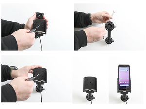 Držiak do auta Brodit pre Honeywell EDA5S bez puzdra, pogo, s nabíjaním od CL