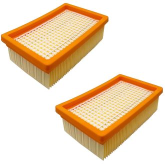 2 ks Náhradný plochý filter HEPA pre vysávače Karcher MV 4, MV 5, MV 6, WD 4, WD 5, WD 6