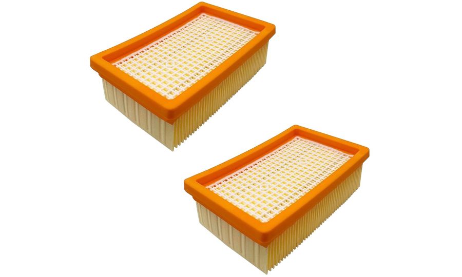 2 ks Náhradný plochý filter HEPA pre vysávače Karcher MV 4, MV 5, MV 6, WD 4, WD 5, WD 6