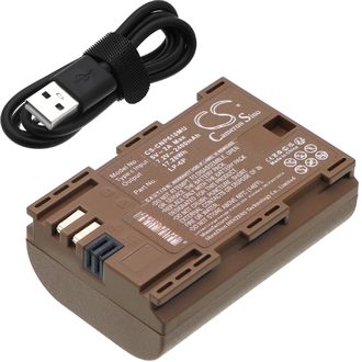 Batéria pre Canon EOS 5D Mark III, EOS 5DS a ďalšie, 2400, Li-Ion, nabíjanie cez USB-C