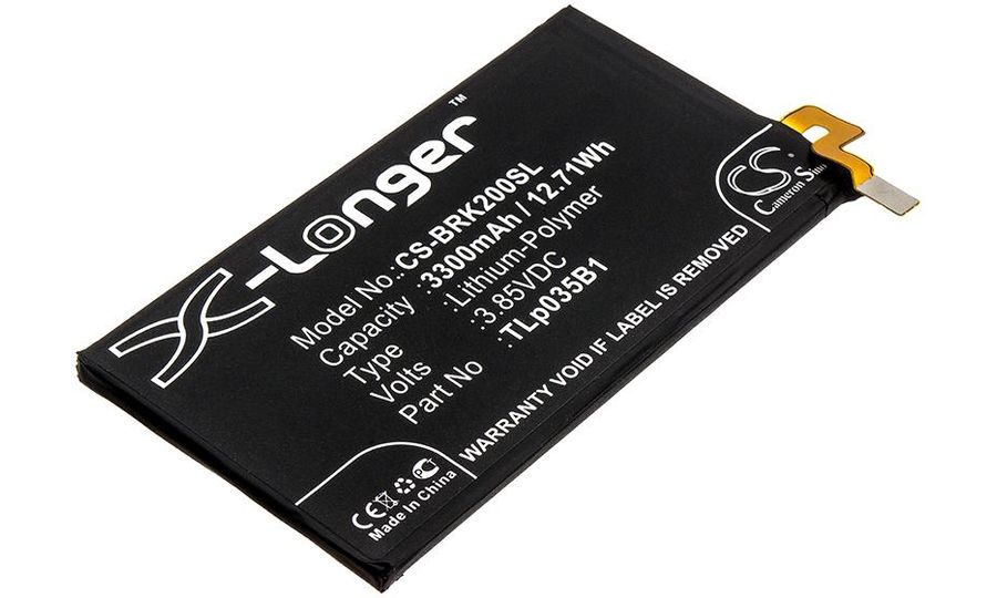 Batéria pre Blackberry BBF 100 (ekv. Blackberry TLP035B1), 3300 mAh