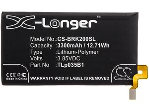Batéria pre Blackberry BBF 100 (ekv. Blackberry TLP035B1), 3300 mAh
