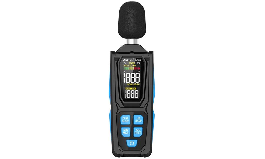 Mestek SL750B digitálny hlukomer s farebným displejom, 30-130 dB