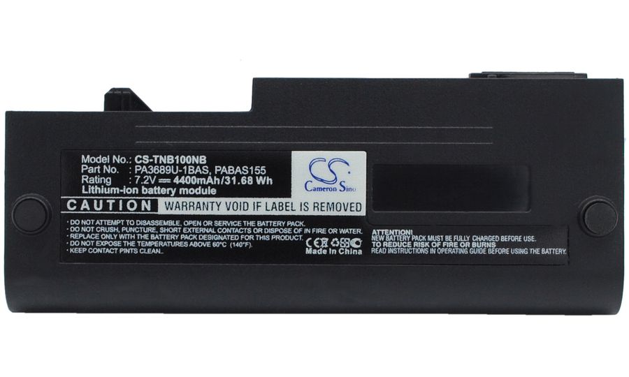 Batérie pre Toshiba Netbook NB100 Mini (ekv. PABAS156), 4400mAh