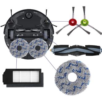 Mobilly sada náhradných kefiek, filtrov a mopov pre Ecovacs X1 Omni a T10, 20 ks