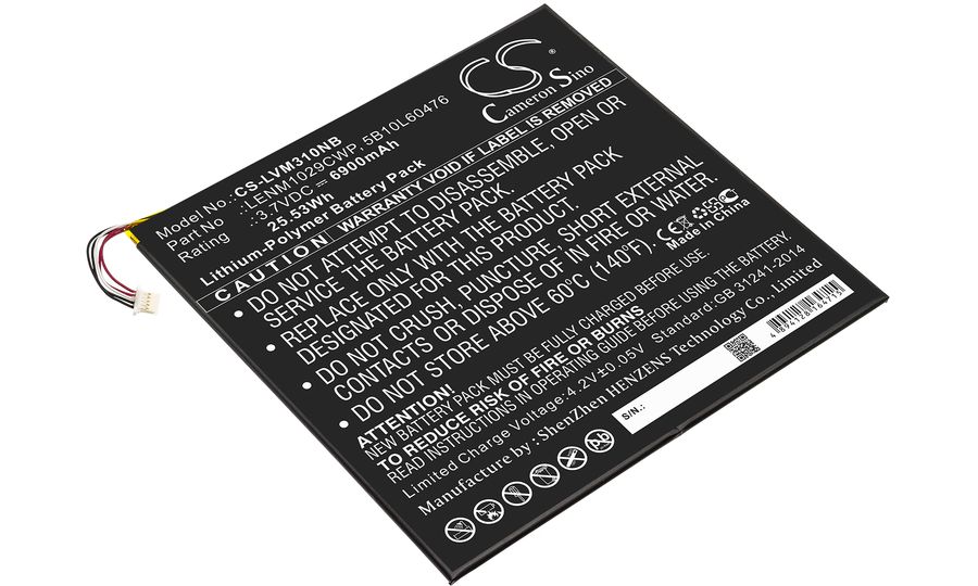 Batéria pre Lenovo Miix 300, Miix 310, 6900 mAh, Li-pol