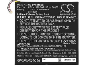 Batéria pre Lenovo Miix 300, Miix 310, 6900 mAh, Li-pol