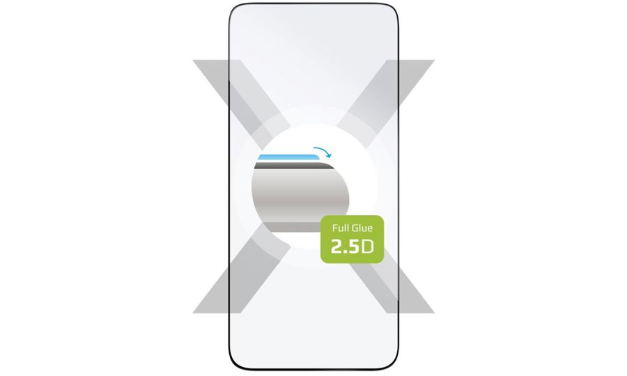 Ochranné tvrdené sklo FIXED pre Samsung Galaxy S24+, čierne