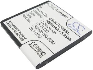 Batérie pre HTC Desire X, Desire V (ekv.BA S800) 1600mAh, Li-ion
