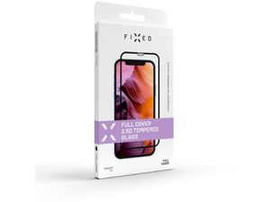 Ochranné tvrdené sklo FIXED pre Apple iPhone 15 Plus, čierne
