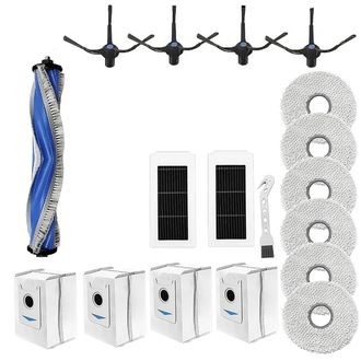 Mobilná sada náhradných kefiek, filtrov a vreciek pre Ecovacs X5 Omni, 17 ks