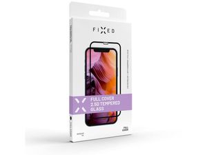 Ochranné tvrdené sklo FIXED pre Apple iPhone 15, čierne
