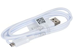 Samsung Dátový a nabíjací kábel MicroUSB, 1,5 m, biely