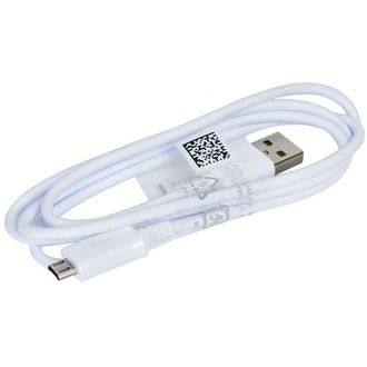 Samsung Dátový a nabíjací kábel MicroUSB, 1,5 m, biely