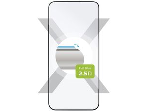 Ochranné tvrdené sklo FIXED pre Apple iPhone 15 Pro Max, čierne