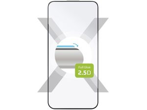 Ochranné tvrdené sklo FIXED pre Apple iPhone 15 Pro, čierne