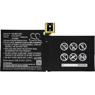 Batéria pre Microsoft Surface Pro 5, 5900 mAh