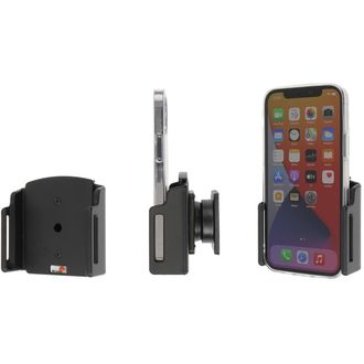 Brodit držiak pre Apple iPhone 14/14 Pro/13/13 Pro v puzdre, nastaviteľný, š. 70-83 mm, bez nabíjania