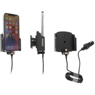 Brodit držiak do auta pre Apple iPhone 14/14 Pro/13/13 Pro, nastaviteľný, CL/USB nabíjanie