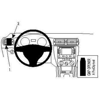 Brodit ProClip montážna konzola pre Volkswagen Jetta 11-18, vľavo na mriežku ventilácie