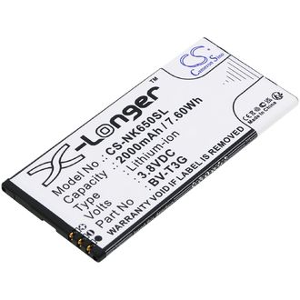 Batéria pre Microsoft Lumia 650, Nokia Lumia 650, 2000 mAh, Li-Ion