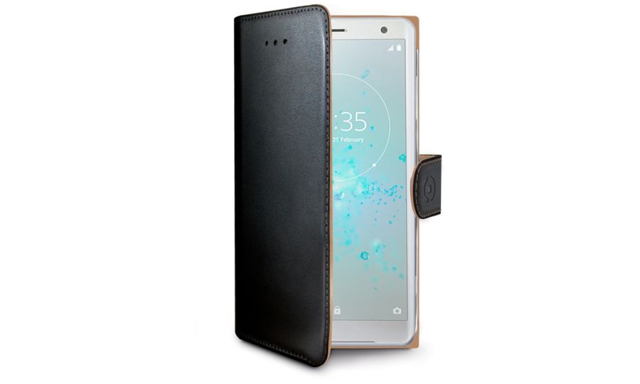 CELLY Wally flipové puzdro pre Sony Xperia XZ2 čierne