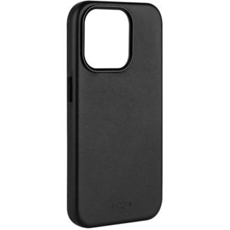 Kožený zadný kryt FIXED MagLeather pre Apple Iphone 15 Plus s podporou MagSafe, čierny