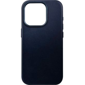 Kožený zadný kryt FIXED MagLeather pre Apple Iphone 15 s podporou MagSafe, modrý