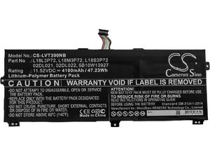 Batéria pre Lenovo Thinkpad X390, Yoga X390, 4100 mAh, Li-Pol
