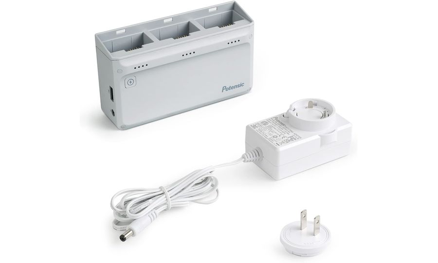 Trojpolohová rýchlonabíjačka Potensic pre Atom 4K 60 W, so sieťovým adaptérom