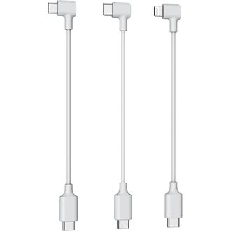 Potenciálne náhradné telefónne káble (micro USB, USB-C, Lightning)