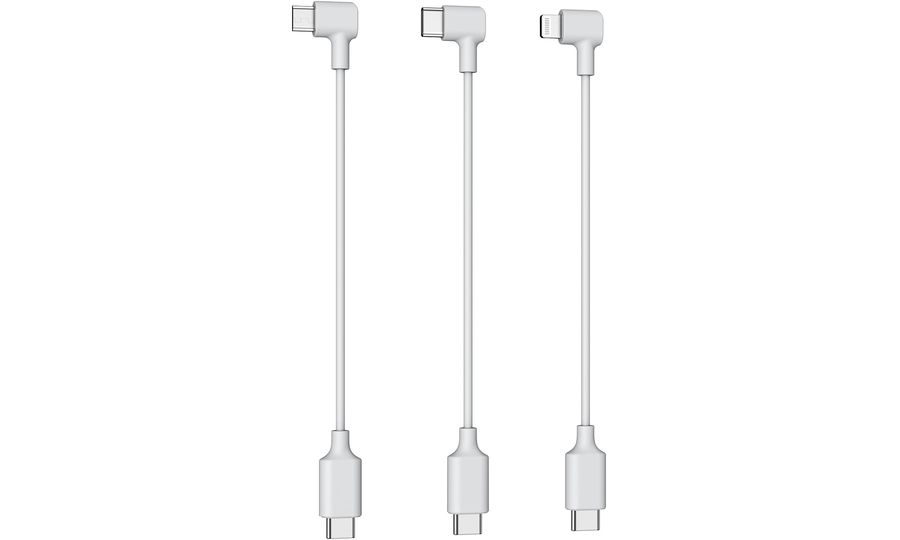 Potenciálne náhradné telefónne káble (micro USB, USB-C, Lightning)
