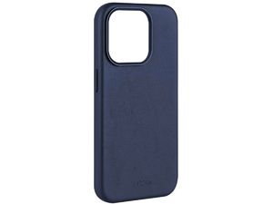 Kožený zadný kryt FIXED MagLeather pre Apple Iphone 15 Pro s podporou MagSafe, modrý