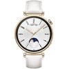 Huawei Watch GT4 41 mm, kožený remienok, biely