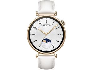 Huawei Watch GT4 41 mm, kožený remienok, biely